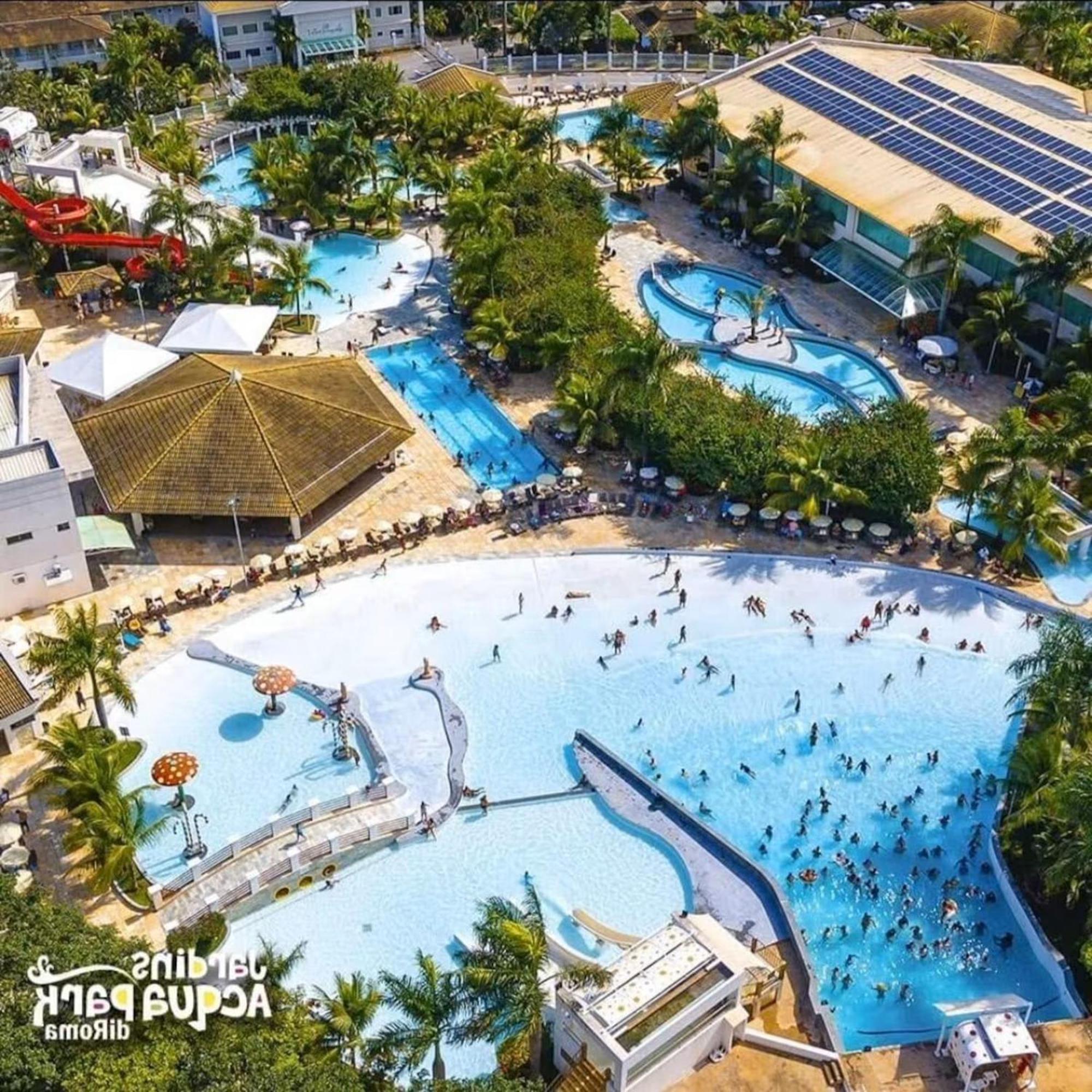 Lacqua diroma com fogão, geladeira, micro-ondas, Park aquático 24h, acomoda até 5 pessoas Caldas Novas Extérieur photo